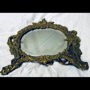 Antique 1920’s Art Deco Cherub Mirror